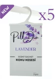 PellDio Home 5'li Lavanta Parfümlü Dolap Kokusu Ayakkabılık Ve Çekmece Askılı Koku Kesesi Parfümlü Kese - 1