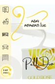 PellDio Home 3'lü Altın Gül Parfümlü Dolap Kokusu Ayakkabılık Ve Çekmece Askılı Koku Kesesi Parfümlü Kese - 2