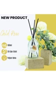 PellDio Home Gül Eko Dekoratif Çubuklu Ev Ofis Oda Parfümü Kokusu Koku 100ml - 1
