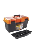 Tekreyonda Süper Bag 19 inç Power Klasik Takım Çantası Orta Boy Asr-2061 Üst Bölmeli Kullanışlı Plastik Alet Çantası - 1