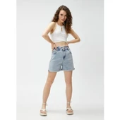 SHORT_2SAL40015MD BELI LASTIKLI SORT - 1