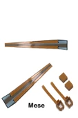 Ahşap Rustik Rayı, Kelepçe ve Kapak takımı Meşe - 1