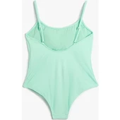 BASIC DOKULU HIGH LEG SWIMSUIT thumbnail 10