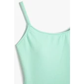 BASIC DOKULU HIGH LEG SWIMSUIT thumbnail 6