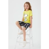 SNOOPY KIZ ÇOCUK KAPRİ TAKIM - 7
