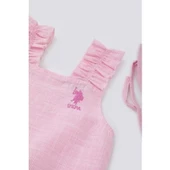 KIZ BEBEK 3'LÜ ASKILI T-SHIRT TAKIM - 3