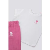 KIZ BEBEK 2'Lİ KISA KOL T-SHIRT TAKIM - 8