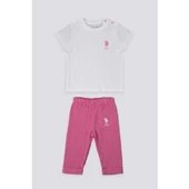 KIZ BEBEK 2'Lİ KISA KOL T-SHIRT TAKIM - 11