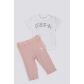 KIZ BEBEK KISA KOL T-SHIRT 2'Lİ TAKIM thumbnail 4