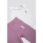 KIZ BEBEK 2'Lİ KISA KOL T-SHIRT TAKIM - 7