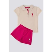 KIZ BEBEK KISA KOL T-SHIRT 2'Lİ TAKIM - 2