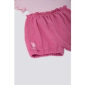 KIZ BEBEK 2'Lİ KISA KOL T-SHIRT TAKIM - 2