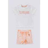 KIZ BEBEK 2'Lİ KISA KOL T-SHIRT TAKIM thumbnail 1