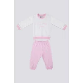 KIZ BEBEK 2'Lİ UZUN KOL T-SHIRT TAKIM - 9