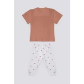 KIZ BEBEK 2'Lİ KISA KOL T-SHIRT TAKIM - 8
