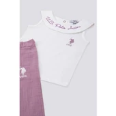 KIZ BEBEK 2'Lİ KISA KOL T-SHIRT TAKIM - 3