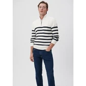 ÇİZGİLİ FERMUARLI KAZAK thumbnail 7