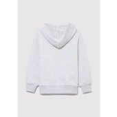 MAVİ BASKILI KAPÜŞONLU SWEATSHIRT - 11