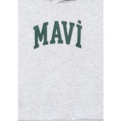 MAVİ BASKILI KAPÜŞONLU SWEATSHIRT - 8