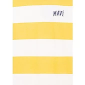 MAVİ LOGO BASKILI COLORBLOCK TİŞÖRT - 5