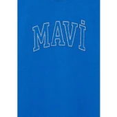 MAVİ LOGO NAKIŞLI TİŞÖRT thumbnail 9