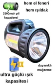 Gold Kama ultra parlak portatif askılı led el feneri - 1