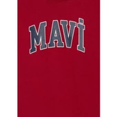 MAVİ LOGO BASKILI TİŞÖRT - 9