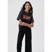 MAVİ BASKILI TİŞÖRT - 10