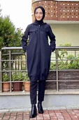 Trençkot Lacivert - 1