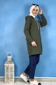 Fermuarlı Kap Haki - 4