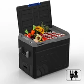 Coolist CLK60 12/24Volt/220Volt 60 Litre Kompresörlü Oto Buzdolabı/Dondurucu thumbnail 1