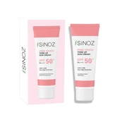 Sinoz Pink Touch Spf 50 Cilt Aydınlatıcı Ton Eşitleyici Pembe Yüz Güneş Kremi 50 Ml Tüm Ciltler Için - 1