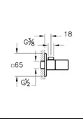 VitrA Root Square Ankastre El Duşu Çıkışı A4523326 - Bakır - 2