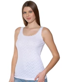 6 Adet Gümüş Bayan Jakarlı Geniş Askılı Atlet 3081 thumbnail 2