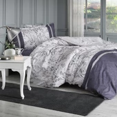 Özdilek Tek Kişilik Fitted Çarşaf Ranforce Nevresim Takımı Branch Beyaz - 1