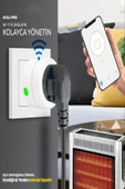 Akıllı Priz – Wifi Uzaktan Kontrol, Anlık Enerji Takip, Zamanlayıcı Özellikli Tuya Destekli Priz 10A - 3