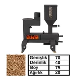 Etinova Pelet Soba Eti-M001 Mini Pelet Sobası - 2