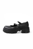 Siyah Günlük Yüksek Tabanlı Loafer Ayakkabı - 4