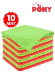 PONY MİKROFİBER TEMİZLİK BEZİ 10 LU - 1