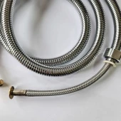 Yapıtaşı Yt117 Elit Çelik Örgülü Kopmaz Dolanmaz Banyo Duş Spiral Hortumu 150cm - 2