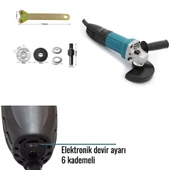 Prohummer Devir Ayarlı Avuç Taşlama 125mm (Mavi) PH-T027 - 2