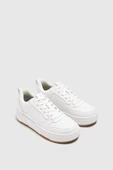 Pull & Bear Beyaz Sneaker Kadın Spor Ayakkabısı - 1