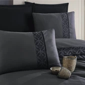 Clasy Çift Kişilik Nevresim Takımı Borderline Ranforce Nienna Antrasit thumbnail 4