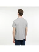 Lumberjack BSC V NK Tişört 4FX Gri Erkek Kısa Kol T-Shirt M-CT106 - 4