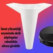 (4 ADET) Mobilya Yükseltici Kanepe Sehpa Puf Tv Ünitesi Koltuk Ayağı Beyaz Baza Ayak 15 cm thumbnail 3