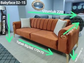 Mimoza Üçlü Koltuk thumbnail 3