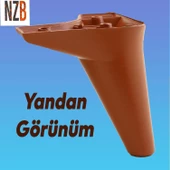 Mobilya Kanepe Koltuk TV Ünitesi Yükseltici Destek Ayağı Ayakları 12 cm Kahve 20'li Set thumbnail 9