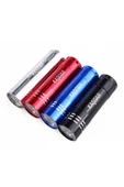 Süper Parlak 9 Ledli Metal Mini El Feneri - 2