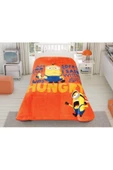 TAÇ Minions Hungry Lisanslı Tek Kişilik Battaniye - 1