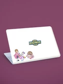 Digimon - Digital Monster Anime 2li Sticker Set Telefon-Laptop Süsleme-Ödül çıkartmaları - 5